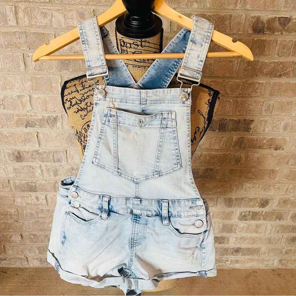 Kids Jean Short Overalls